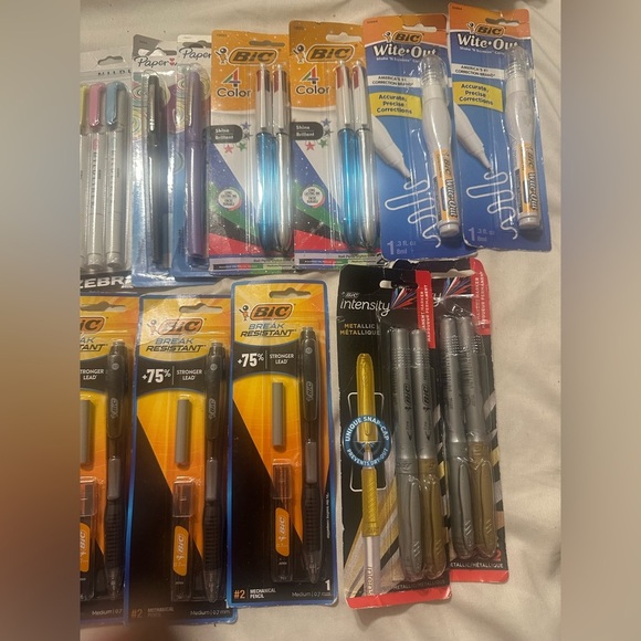 Assorted BIC and Paper Mate Pens and White Out - Picture 2 of 3